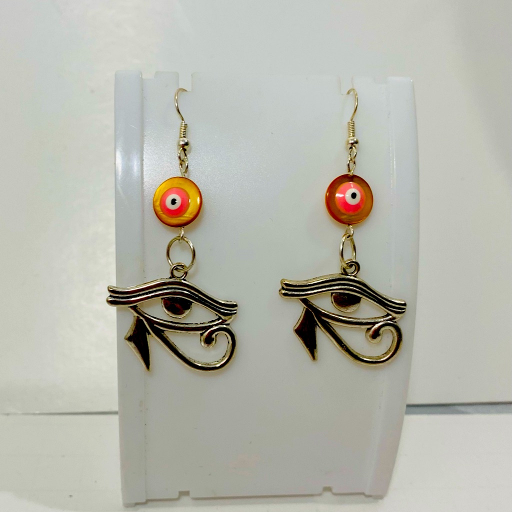 Evil Eye Of Horus Earrings